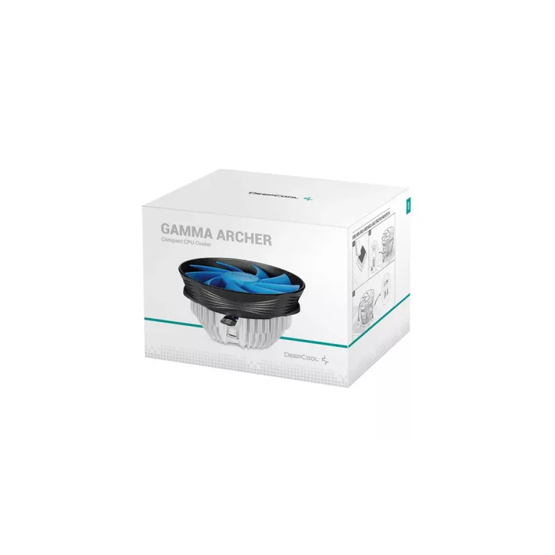 DEEPCOOL Gamma Archer procesora gaisa dzesētājs 12 cm alumīnija - melns/zils