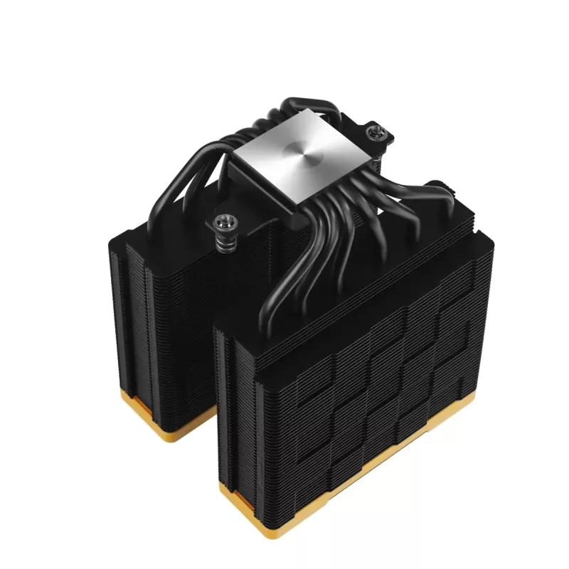 Gaisa dzesētājs DeepCool AK620 Zero Dark Zoria 12 cm Melns Dzeltens