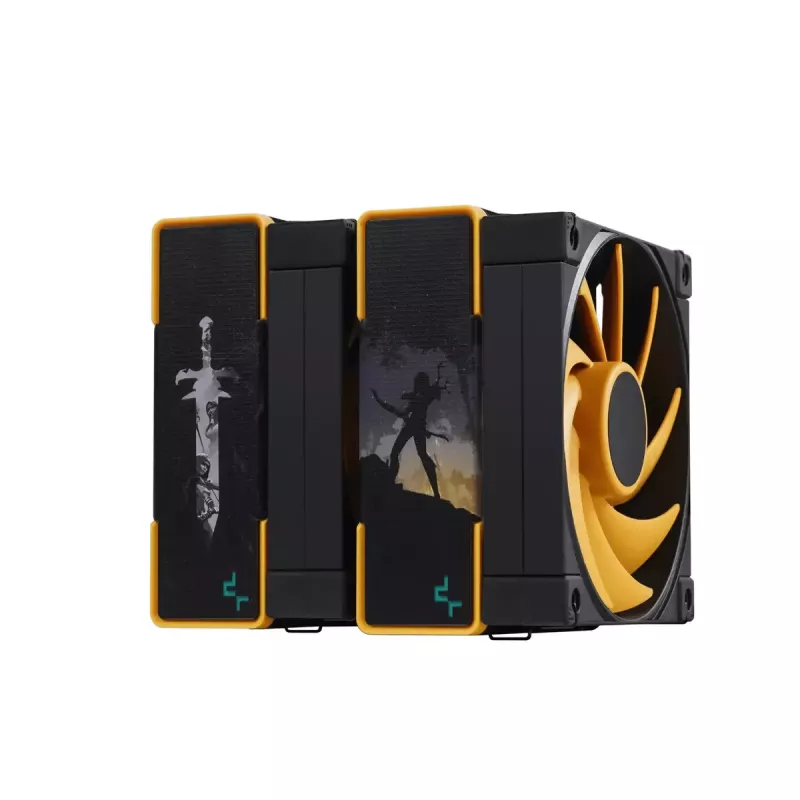 Gaisa dzesētājs DeepCool AK620 Zero Dark Zoria 12 cm Melns Dzeltens