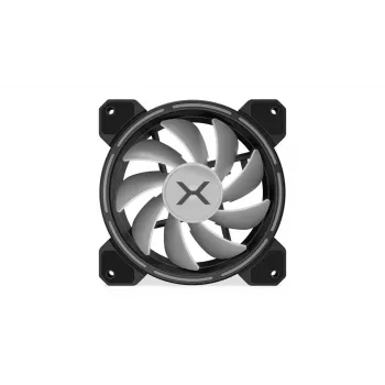 Korpusa ventilators KRUX KRX0067 120mm ARGB LUNAR 120, 1200 RPM, hidrauliskais gultnis, 12 V, 5 V LED, 3 kontaktu savienotājs, pretvibrācijas