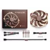 Noctua NF-A14x25r G2 PWM 140 mm korpusa ventilators, 1250–1500 RPM, 155,6 m³/h, 19,7–24,8 dB, 12 V, 4 kontaktu