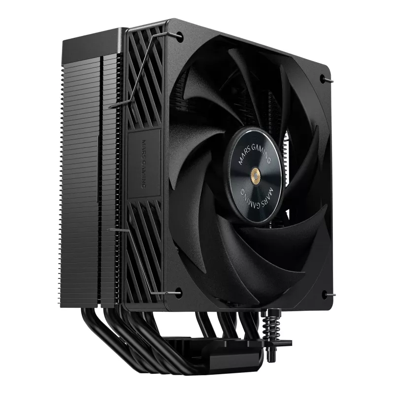 Mars Gaming MCPUX5 datora dzesēšanas sistēma Procesors Gaisa dzesētājs 12 cm Melns 1 gab.