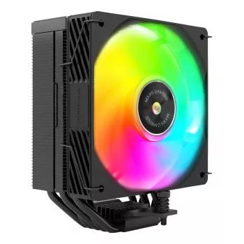 Mars Gaming MCPUX5ARGB datora dzesēšanas sistēma Procesora gaisa dzesētājs 12 cm Melns 1 gab.