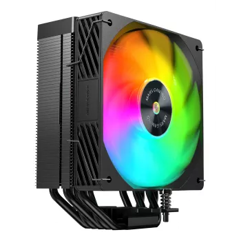 Mars Gaming MCPUX5ARGB datora dzesēšanas sistēma Procesora gaisa dzesētājs 12 cm Melns 1 gab.