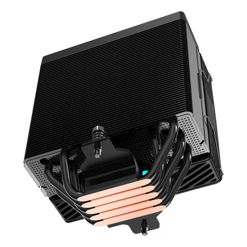 Mars Gaming MCPUX5ARGB datora dzesēšanas sistēma Procesora gaisa dzesētājs 12 cm Melns 1 gab.