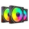 Mars Gaming MF3DPROKIT datora dzesēšanas sistēma Datora korpuss Ventilators 12 cm Melns