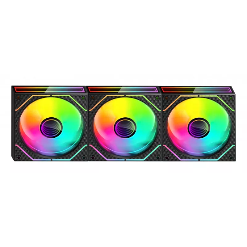 Mars Gaming MF3DPROKIT datora dzesēšanas sistēma Datora korpuss Ventilators 12 cm Melns