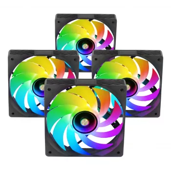 Mars Gaming MFSI4KIT datora dzesēšanas sistēma Datora korpusa ventilators 12 cm Melns