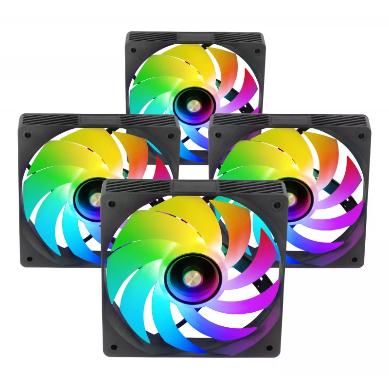 Mars Gaming MFSI4KIT datora dzesēšanas sistēma Datora korpusa ventilators 12 cm Melns
