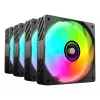 Mars Gaming MFSI4KIT datora dzesēšanas sistēma Datora korpusa ventilators 12 cm Melns