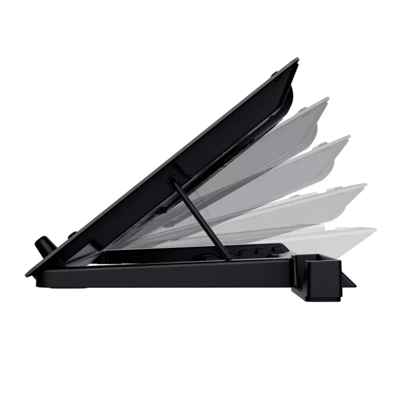 Trust GXT 1125 Quno klēpjdatora statīvs melns 43,2 cm (17 collu)