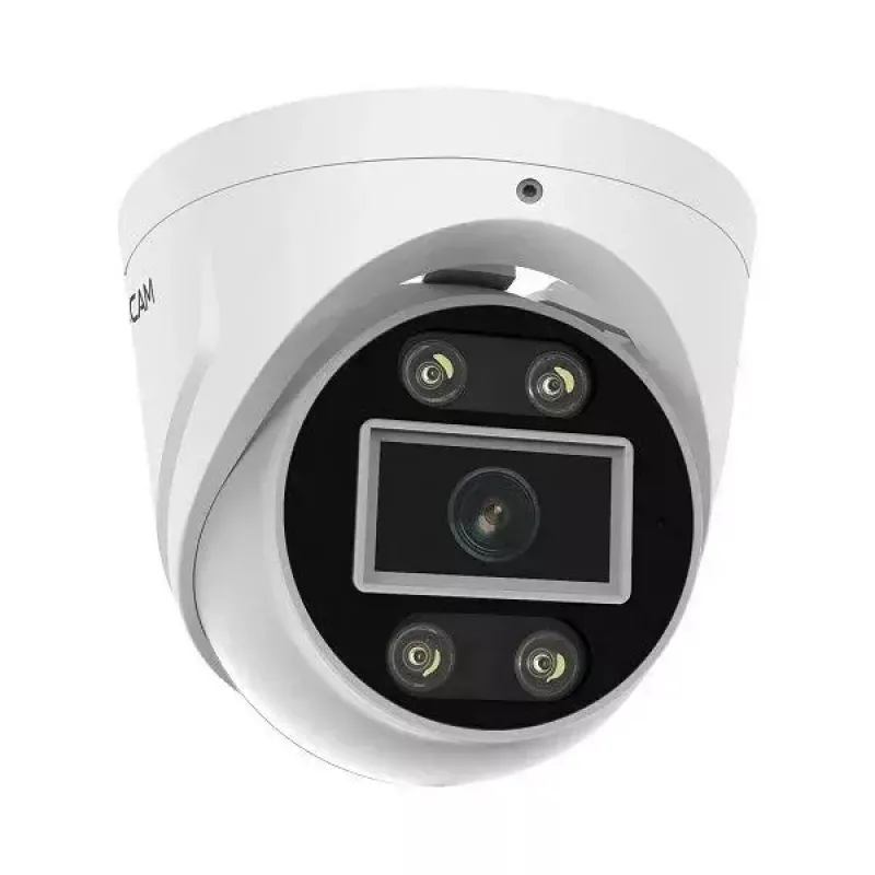 IP drošības kamera Foscam T5EP 5MP PoE kupolveida, 3072×1728, 4 mm objektīvs, PoE (IEEE 802.3af), IP66, nakts redzamība 20 m, microSD līdz 256 GB