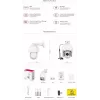IP PTZ drošības kamera Foscam SD8EP — 8 MP, 4x optiskā tālummaiņa, 6x digitālā, 355° pagriešana, 90° slīpums, IP66, āra, balta
