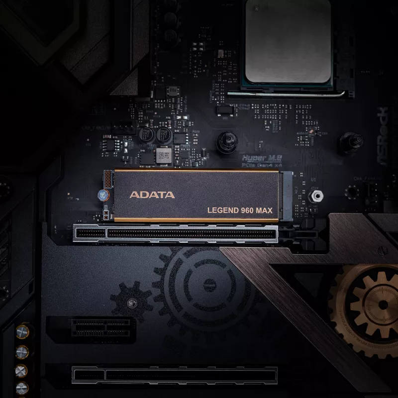Iekšējais M.2 2280 NVMe SSD ADATA LEGEND 960 MAX 1 TB PCIe 4.0, lasīšanas ātrums 7400 MB/s, rakstīšanas ātrums 6000 MB/s, 3D NAND