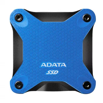 Portable SSD ADATA SD620 2 TB USB 3.2 Gen 2 (Micro‑B) Zila/Melna — 520/460 MB/s, 80×80×15.2 mm