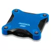 Portable SSD ADATA SD620 2 TB USB 3.2 Gen 2 (Micro‑B) Zila/Melna — 520/460 MB/s, 80×80×15.2 mm