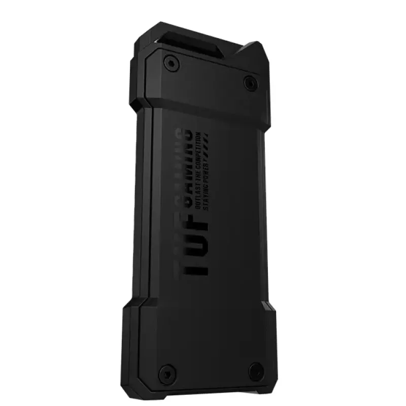 SSD enclosure ASUS ESD-T1A/BLK/G/AS — M.2 (SATA/PCIe) single-bay, USB-C 3.2 Gen2, 10 Gbit/s, Melns, key lock