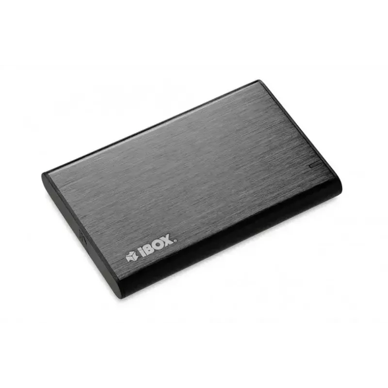 HDD/SSD korpuss IBOX HD-05 Melns — 2,5 collu SATA III, USB 3.2 Gen 1 (5 Gbit/s), Micro-USB B, UASP, līdz 10 TB