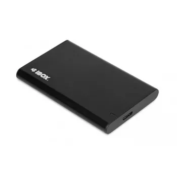 HDD/SSD korpuss IBOX HD-05 Melns — 2,5 collu SATA III, USB 3.2 Gen 1 (5 Gbit/s), Micro-USB B, UASP, līdz 10 TB