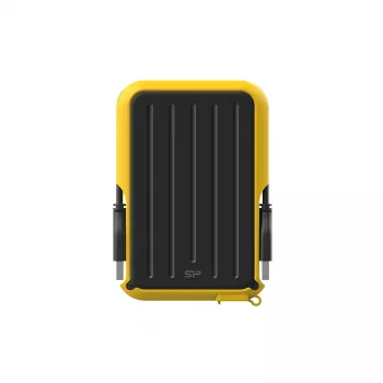 SILICON POWER Pārnēsājamais cietais disks USB 3.2 Gen 1 Armor - A66 1TB - Dzeltens Moq-36