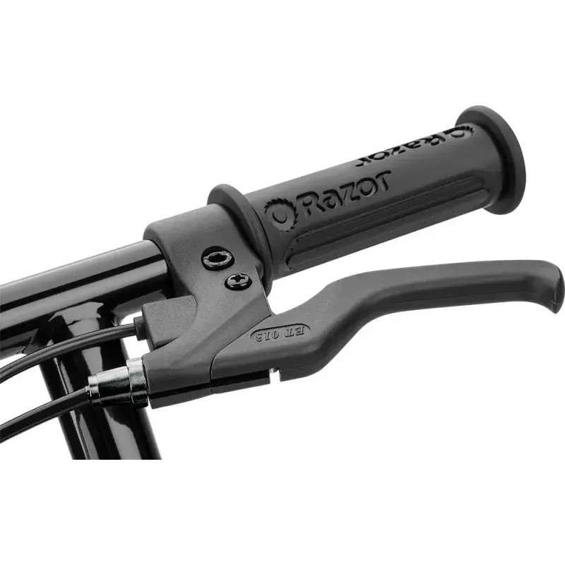Elektriskais skrejritenis Razor Power Core E90 — 12 V svina baterija, maks. ātrums 16 km/h, tērauda rāmis, cietie riteņi, slodze 54 kg