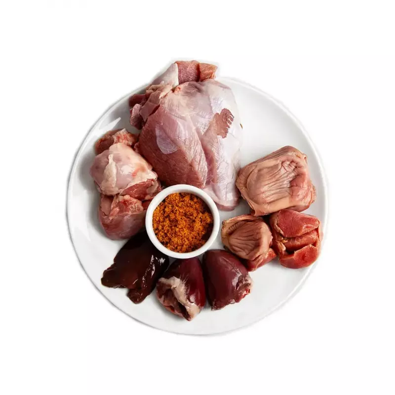 Mitrā kaķu barība 3coty Turkey with Krill 80 g — pilnvērtīga pieaugušu kaķu mitrā barība, 80 g bundža, olbaltumvielas 19%, tauki 7%