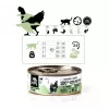 Mitrā kaķu barība 3coty Chicken with Goose 80 g kārba — pilnvērtīga barība pieaugušiem kaķiem, 19% olbaltumvielu, 12% tauku