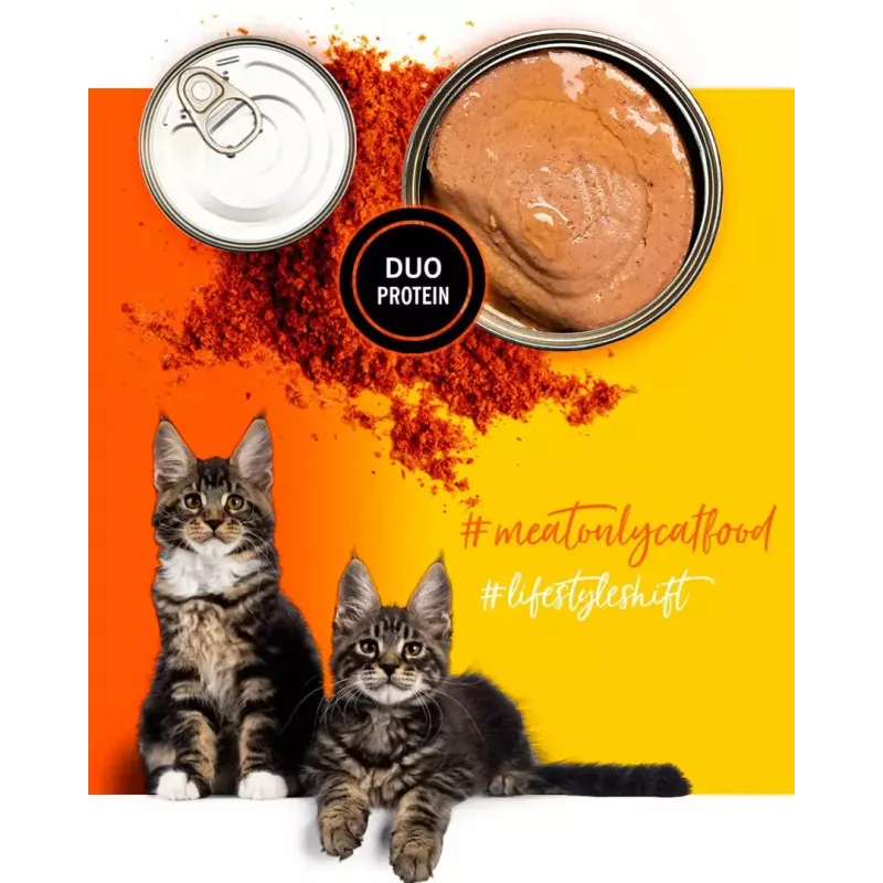 Mitrā kaķu barība 3coty Vista ar kriliem kaķēniem, 80 g, pilnvērtīga barība, bez cukura, bez glutēna un sojas