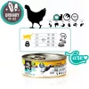 Mitrā kaķu barība 3coty Chicken Struvite care 80 g — mitrās barības paciņa, pieaugušiem kaķiem, vista, pilnvērtīga barība