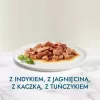 Mitrā kaķu barība Purina Nestlé GOURMET Perle Mini filejas gabaliņi mērcē, paciņas 60 x 85 g, pieaugušiem kaķiem, 80% mitruma