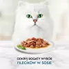 Mitrā kaķu barība Purina Nestlé GOURMET Perle Mini filejas gabaliņi mērcē, paciņas 60 x 85 g, pieaugušiem kaķiem, 80% mitruma