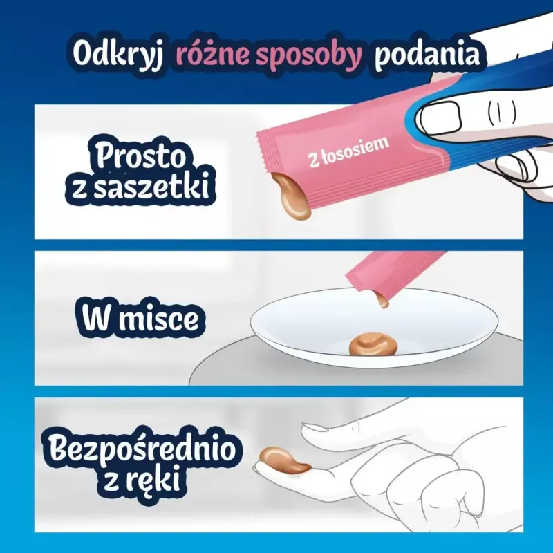 Mitrie kaķu gardumi Purina Felix Deli Moments lasis pasta 4 x 10 g tūbiņas