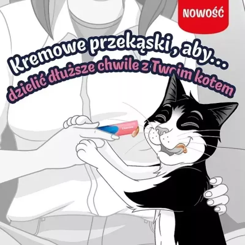 Mitrie kaķu gardumi Purina Felix Deli Moments lasis pasta 4 x 10 g tūbiņas