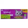 Slapjā kaķu barība Whiskas Mix Favourites želejā, 40 x 85 g bundžiņas, tunča garša, pieaugušiem kaķiem