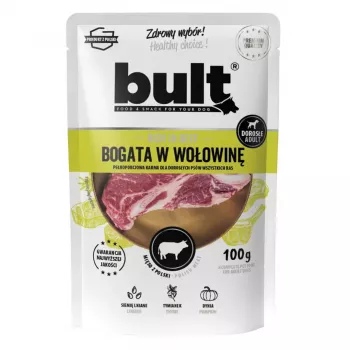 BULT mitrā suņu barība ar daudz liellopa gaļas, 100 g