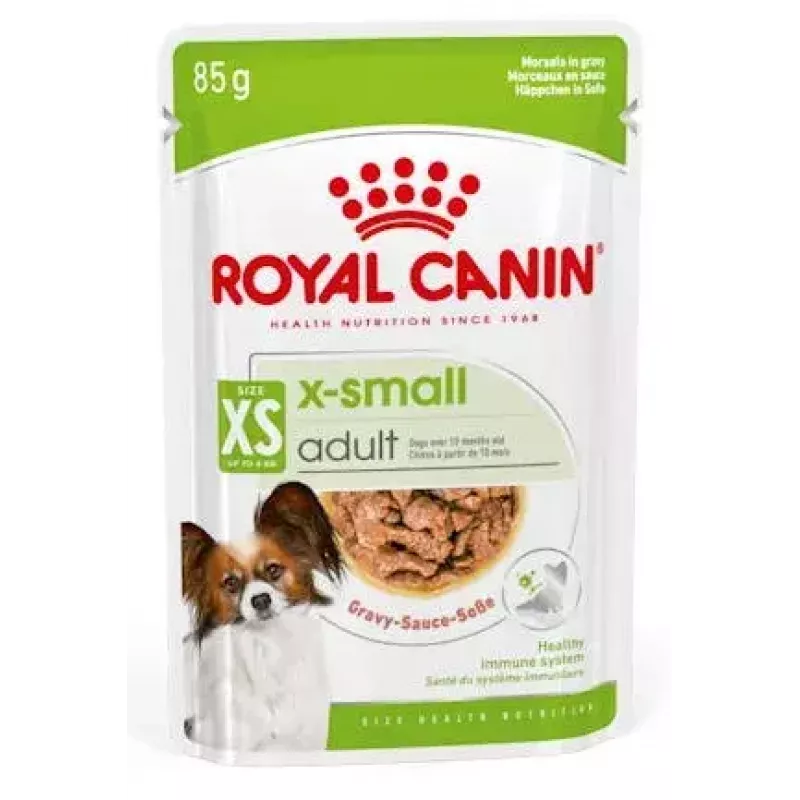 Mitrā suņu barība Royal Canin X-Small Puppy Meat 85 g paciņas, 12 x 85 g, X-Small/Mazām šķirnēm