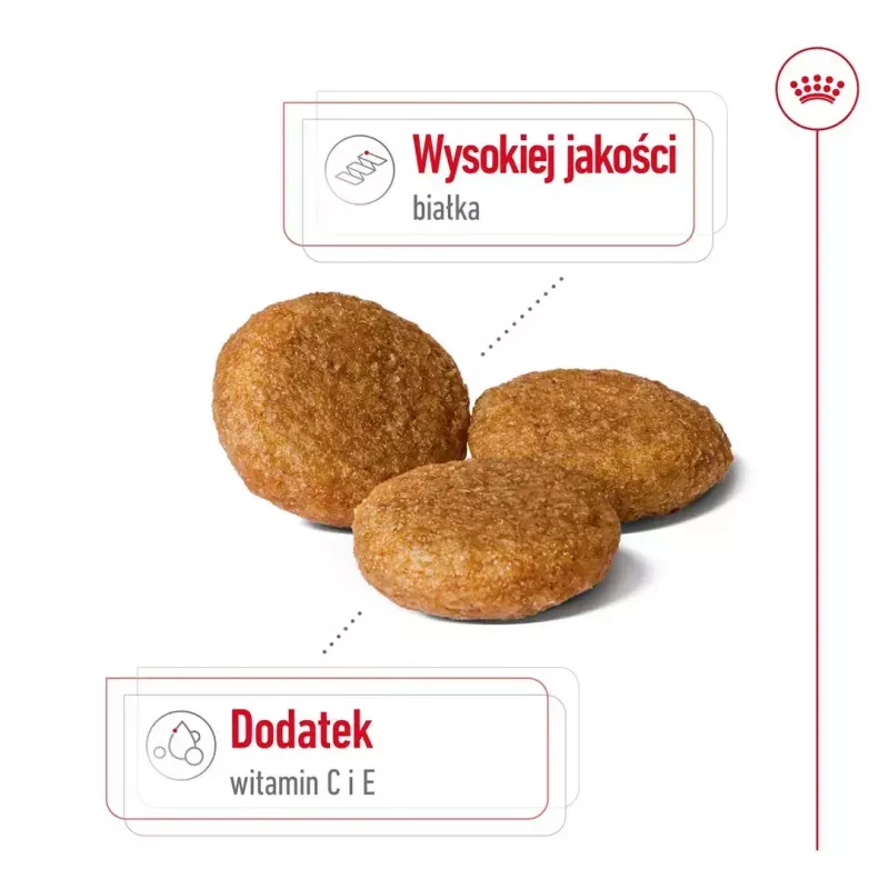 Sausā suņu barība Royal Canin Medium Adult — vista & cūkgaļa, 4 kg; olbaltumvielas 25%, tauki 14%