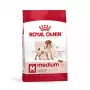 Sausā suņu barība Royal Canin Medium Adult — vista & cūkgaļa, 4 kg; olbaltumvielas 25%, tauki 14%
