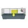 Būris ZOLUX CLASSIC 80 cm pelēks akvamarīna — metāla/plastmasas iekštelpu būris jūrascūciņai, 810×540×350 mm, komplektā siena plaukts