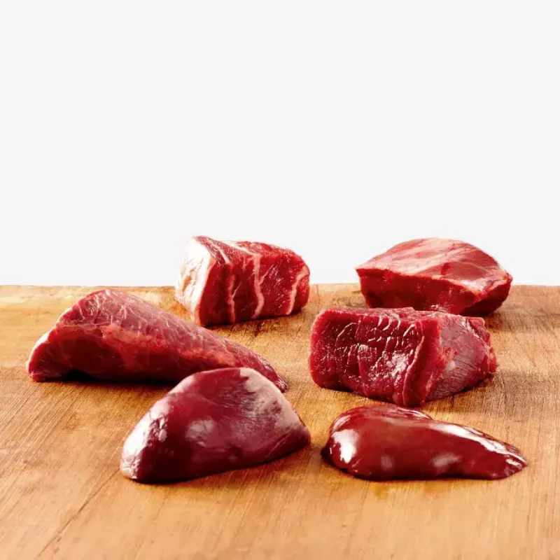 Konservēta suņu barība Animonda GranCarno Oriģināls — liellopu gaļa, vista, medījums, tītars, 400 g, bez konservantiem