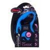 Ievelkamā suņu pavada Flexi New Classic S — aukla, 5 m, vienas pavadas, zila, maks. slodze 12 kg