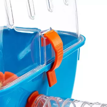 Būris FERPLAST Combi 2 kāmjiem, zils caurspīdīgs, P795×Dz295×A263 mm, tehnopolimērs
