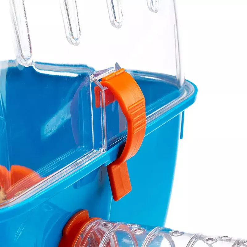 Būris FERPLAST Combi 2 kāmjiem, zils caurspīdīgs, P795×Dz295×A263 mm, tehnopolimērs