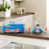 Būris FERPLAST Combi 2 kāmjiem, zils caurspīdīgs, P795×Dz295×A263 mm, tehnopolimērs
