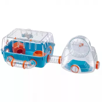Būris FERPLAST Combi 2 kāmjiem, zils caurspīdīgs, P795×Dz295×A263 mm, tehnopolimērs