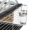 Būris FERPLAST Casita 80 jūrascūciņām 780×480×500 mm, metāls un plastmasa, pelēks/melns-balts