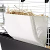 Būris FERPLAST Casita 80 jūrascūciņām 780×480×500 mm, metāls un plastmasa, pelēks/melns-balts