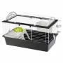 Būris FERPLAST Casita 80 jūrascūciņām 780×480×500 mm, metāls un plastmasa, pelēks/melns-balts
