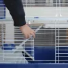 Būris FERPLAST Barn 80 Trusis Pelēks Balts — 780×480×650 mm, metāls un plastmasa, ietver bļodu