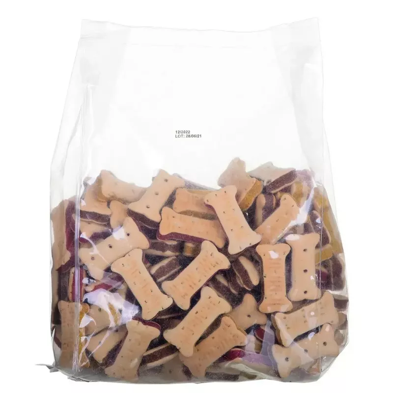 Suņu apmācības kārumi MACED Cube Cookies Mini Mix 1 kg — dažādi mini kubu cepumi, ar mājputnu garšu maisījums